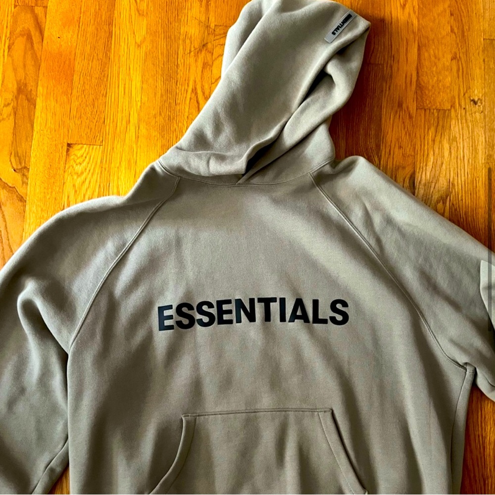 Fear of God Essentials Hoodie - Moss